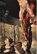 HEEMSKERCK, Maerten van Crucifixion (detail) sg France oil painting artist